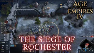 Age Of Empires 4 - THE SIEGE OF ROCHESTER (Hard)