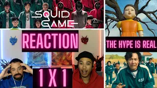 Squid Game 오징어 게임 1x1 | Red Light Green Light | REACTION! Season 1 Episode 1 Netflix