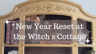 New Year Reset at the Witch's Cottage | Decorate with Me | A Witchy Edwardian Decor Aesthetic