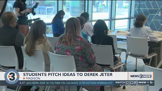 Students pitch mental health business ideas to Derek Jeter