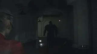 RESIDENT EVIL 2 - close call MR X