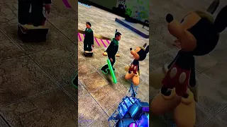 Mickey Mouse ruins kids birthday party but the kid fights back￼ he doesn’t actually fight In real￼.