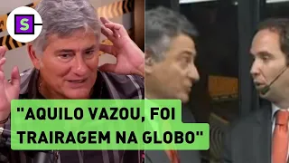 Cleber Machado sobre cabeçada ao vivo em Caio Ribeiro: 'Vazou, foi trairagem'