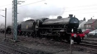 LNER B1 61264 makes its first mainline railtour 25/01/14