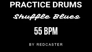 BLUES SHUFFLE DRUMS BACKING TRACK - PISTA DE BATERÌA PARA BLUES 55 BPM