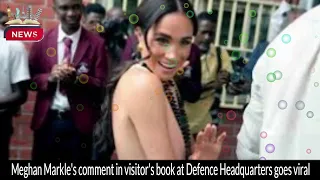 Meghan Markle's Heartfelt Comment Goes Viral | Prince Harry Praises Her Calligraphy