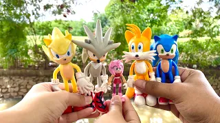 Sonic the hedgehog collection battle amy vs shadow  knuckles metal tails eggman  jet silver luigi