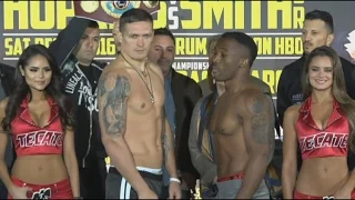 USYK vs MCHUNU WEIGH IN 👊 УСИК-МЧУНУ. Церемония взвешивания