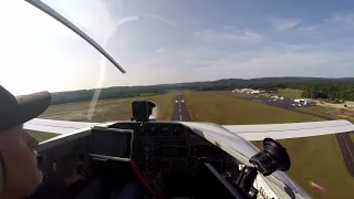 Low approach runway 32 Orange, MA