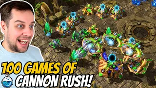 This Cannon Rush COULD NOT WORK BETTER! | Cannon Rush in Grandmaster #25 StarCraft 2