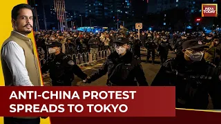 Anti-China Protests Reaches Japan | Protestors Take To The Streets Against Zero-COVID Policy