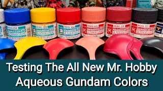 Testing The All New Mr. Hobby Aqueous Gundam Colors Paint Line