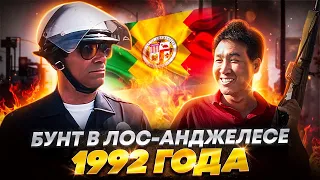 Бунт в Лос-Анджелесе 1992 "Тысячи домов сожжено" Протесты и погромы чернокожих против расизма в США