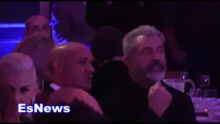 Mel Gibson Watching Action Packed MMA Fight At SmasH Event EsNews Boxing