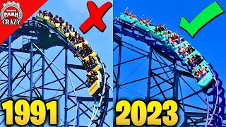 Top 10 MOST IMPROVED Roller Coasters - Glow Ups