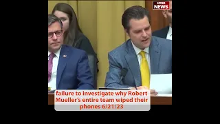 Failure to investigate why Robert Mueller’s entire team wiped their phones