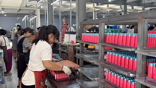 The amazing production process of lighters, a factory that produces up to 2 million lighters per day