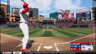 Jordan Walker 1st Career HR- MLB The Show 23