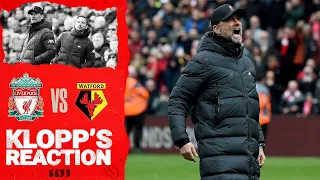 KLOPP'S REACTION: Watford win, Jota & squad condition | LIVERPOOL VS WATFORD