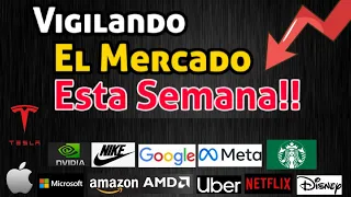 Oportunidades Para Esta Semana | Continúan Los Earnings| MSFT, TSLA, AMZN, GS, NFLX, JPM, NVDA, AAPL