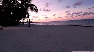 Beautiful Calm Sea Sound  - Sunset  Punta Cana