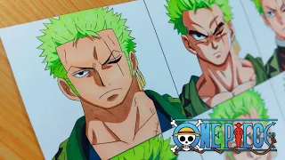 Drawing - Roronoa Zoro in different Anime Styles || One Piece