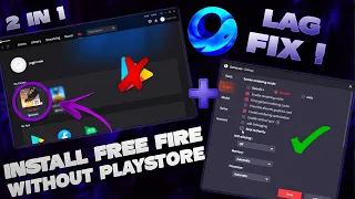 GAMELOOP Best Settings⚙️For LOW END PC ➨How To Install FREE FIRE In GAMELOOP Without Playstore_2in1