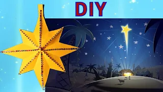 Как просто сделать Рождественскую звезду. С ОБЪЯСНЕНИЕМ!  DIY a christmas star.