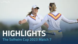 Solheim Cup 2023 Highlights | Match 7
