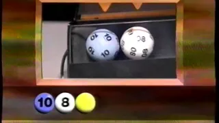 The National Lottery draw - Saturday 23rd January 1999