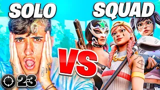 SOLO vs SQUAD ~ NUEVO MODO FORTNITE #Reto1 | Llobeti4