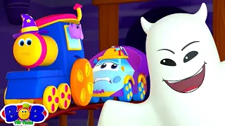 Spooky Roller Coaster - Halloween Song for Kids by Bob the Train