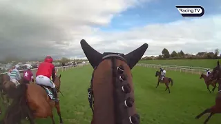 An incredible view of the 2024 Grand National - watch from the saddle aboard Meetingofthewaters