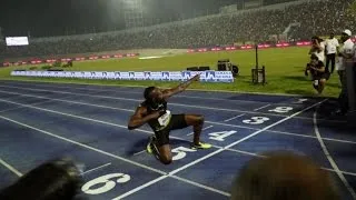 Usain Bolt wins final race on Jamaican soil
