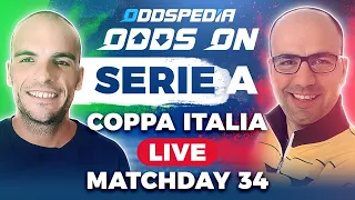 Odds On: Serie A Matchday 34 & Coppa Italia SF - Free Football Betting Tips, Picks & Predictions