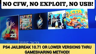 PS4 Jailbreak 10.71, 10.70, 10.50 - Full Tutorial - NO USB NO PC - Game Sharing Method - August 2023