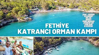 FETHİYE - KATRANCI ORMAN KAMPI'nda tüm alanı gezerek anlattım