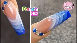 3D FRENCH Nails con ACRILICO | NailsByKaren