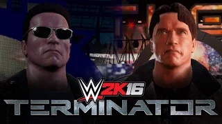 WWE 2K16: Terminator T1 & T2 Entrance, Signatures & Finishers!