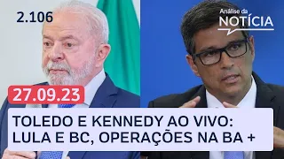 🔴 Lula e Campos Neto; despedida de Rosa Weber no STF; operações policiais letais na Bahia e+ ao vivo