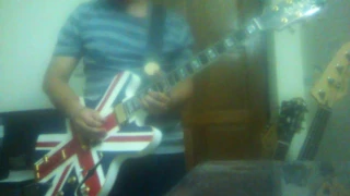 Oasis - Live Forever (Guitar Solo Cover) with Epiphone Union Jack Sheraton