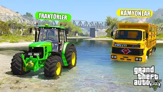 SÜPER TRAKTÖRLER VE KAMYONLAR SUDA PERFORMANS TESTİNDE - GTA 5