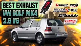 VW Golf MK4 Exhaust Sound 2.8 V6 🔥 Milltek,Modified,Turbo,Mods,Upgrade,Review,Magnaflow,Milltek+