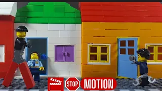 Lego Police Chase Episode | Lego Behind The Scenes 1 (Stop Motion Tutorial)