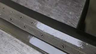 Forging a pattern welded Viking sword part 1.