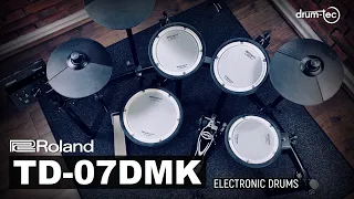 Roland TD-07DMK electronic drums unboxing & playing by drum-tec