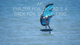 AK Phazer Foilboard 5 4 , Trek Foil 1300 Professional Test 2021