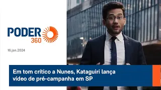 Em tom crítico a Nunes, Kataguiri lança vídeo de pré-campanha em SP