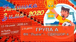 Турнір Галицька Зима 2020. Діти 2008 р.н. Група A. 2-й день. 18.І.2020. Поч. гри 9:00 год.