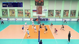 Волейбол ЧР женщины высшая лига А 6-й тур 2-й матч Сахалин vs Муром